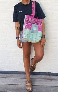 CABAS PETIT - Pink Bandana