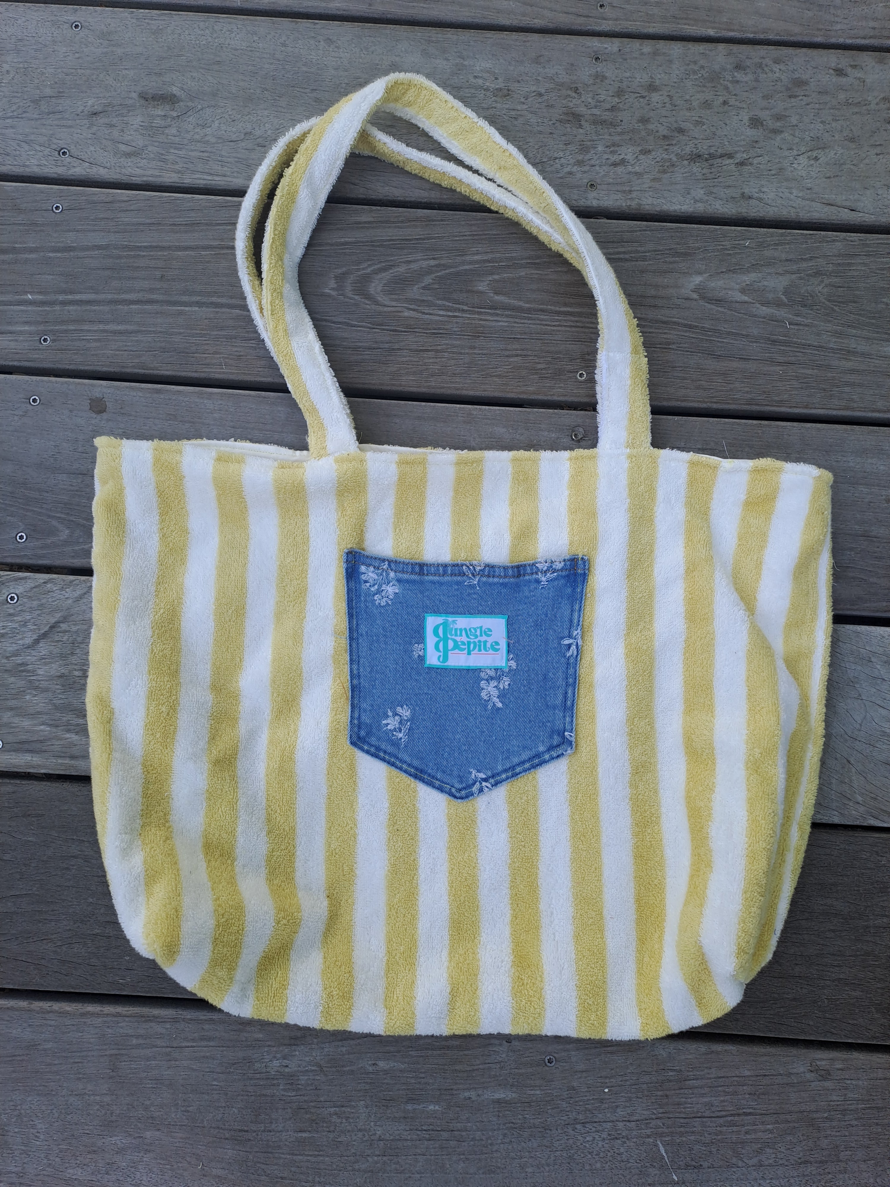 CABAS GRAND - Yellow Stripes