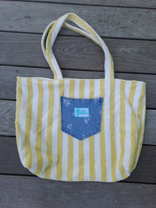 CABAS GRAND - Yellow Stripes