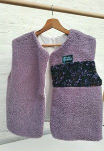 Gilet Parme Flower