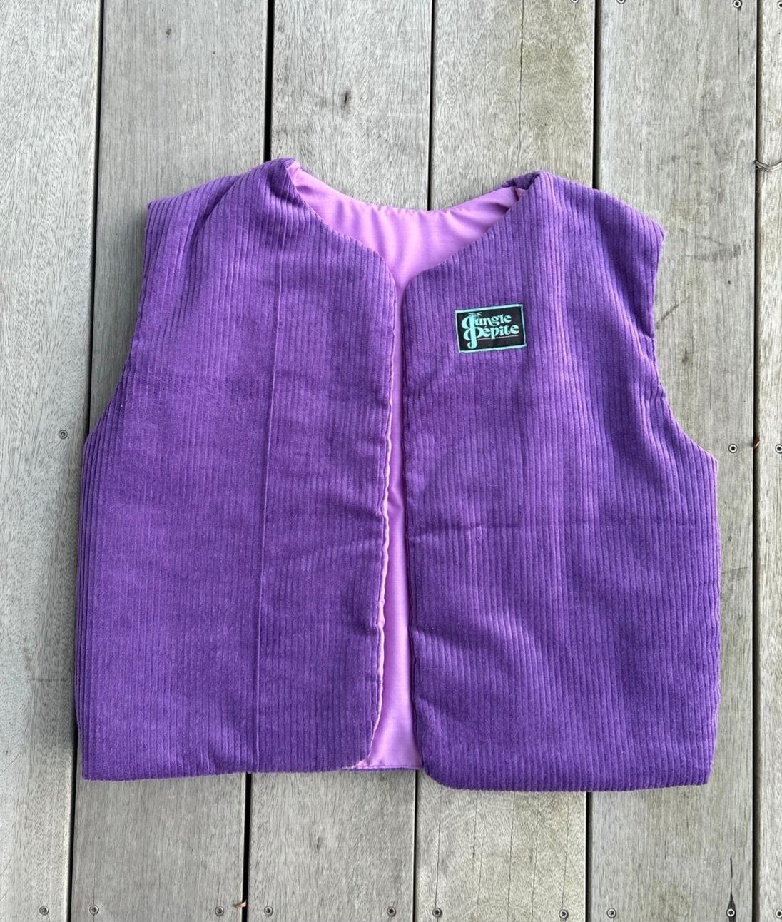 Gilet Purple Velvet