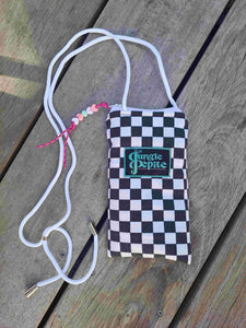 Pochette téléphone damier