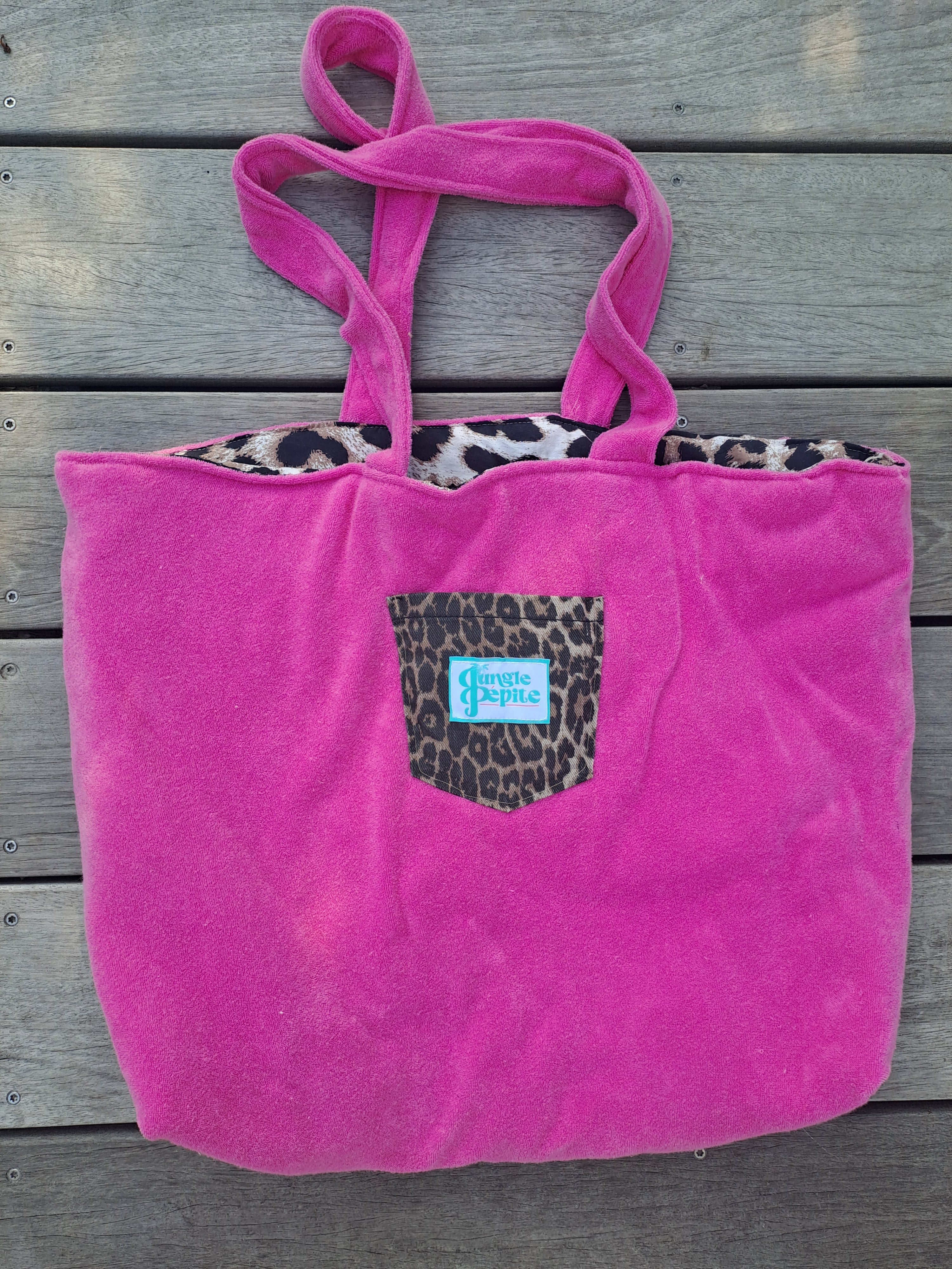 CABAS GRAND - Pink Leo