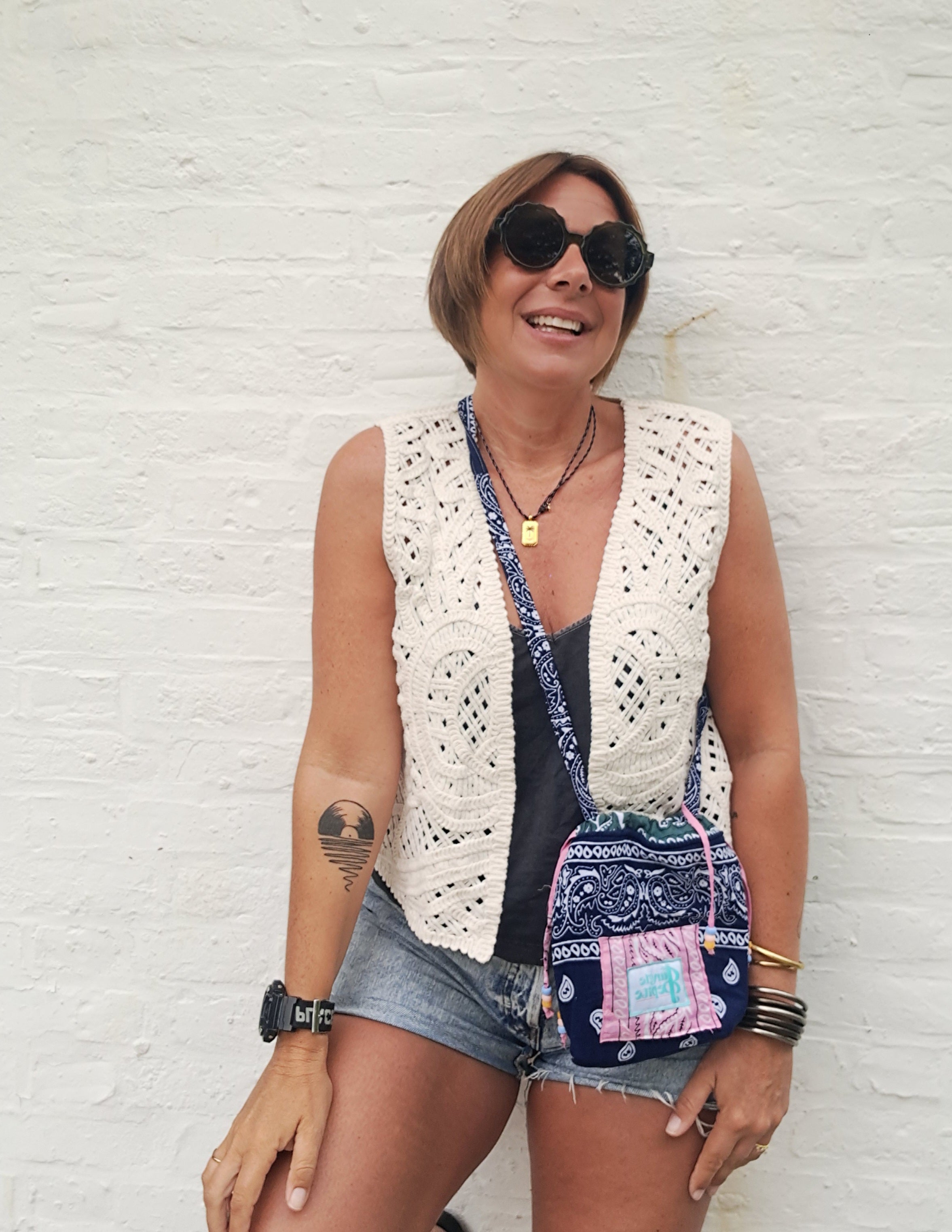 Sac bourse bandana