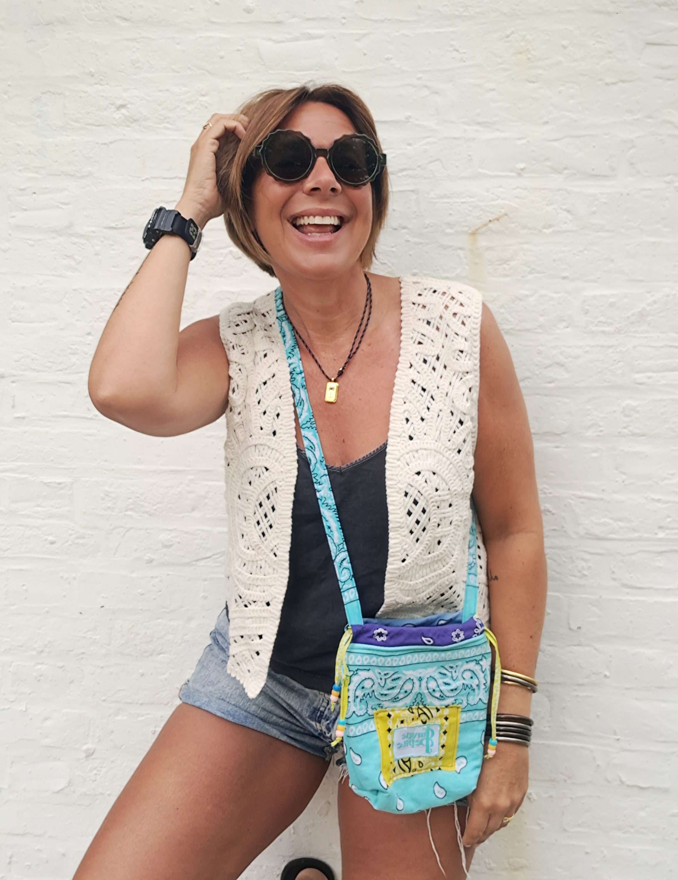 Sac bourse bandana
