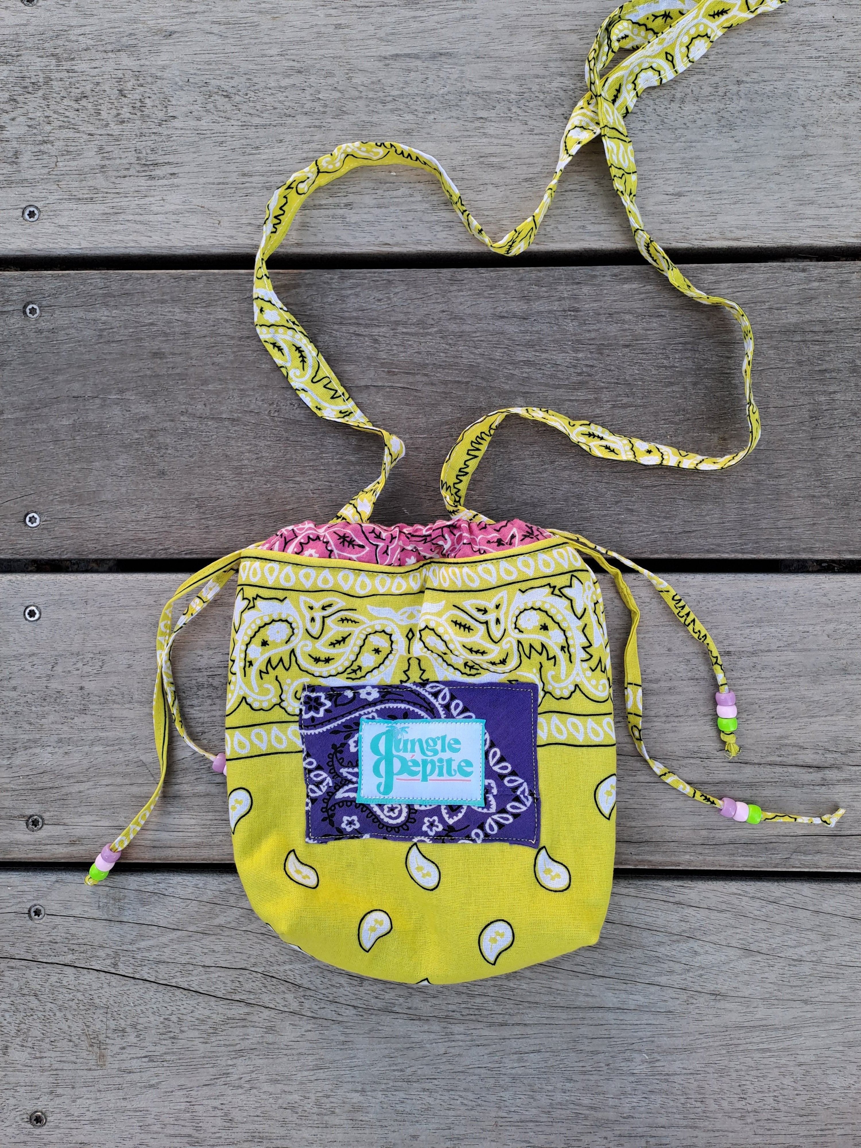 Sac bourse bandana