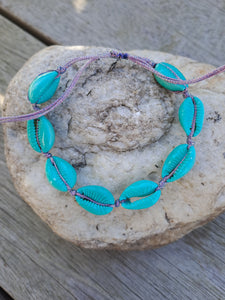 Bracelet cheville - Turquoise